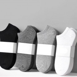 No Show Socks Men Pol Cotton Women Unisex Plain Solid Color Black White Summer Custom Socks in Bulk From China Manufacturer