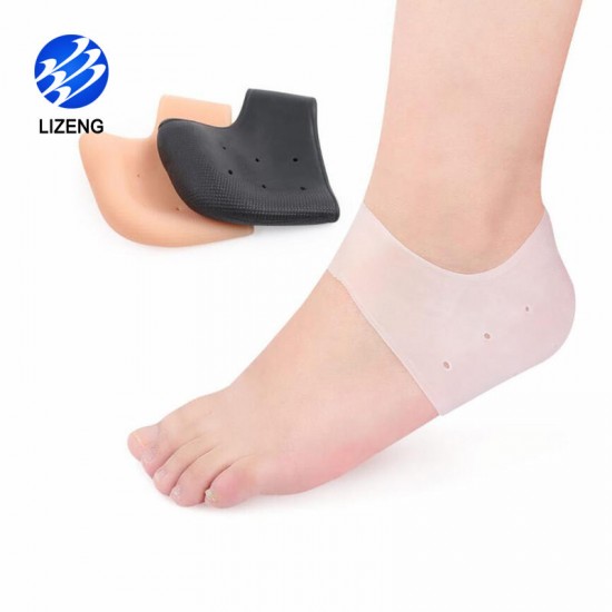 Lizeng Factory Gel Heel Spurs Cushion Pressure Relief Insole Gel Heel Socks For Plantar Fasciitis