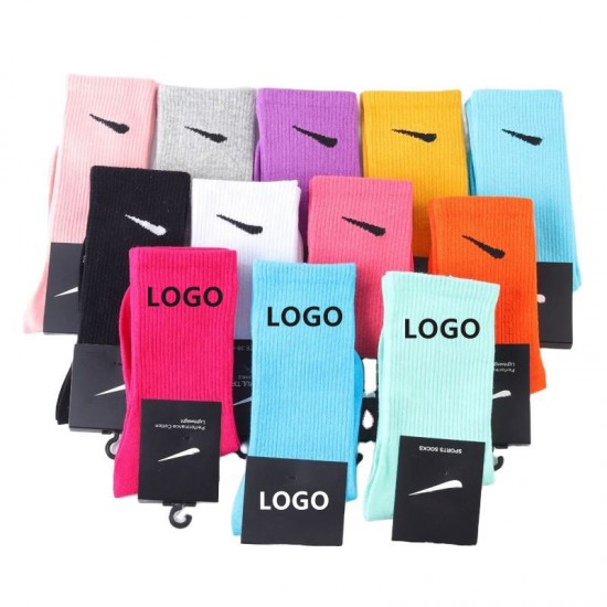 Manufacturer Designer Newest High Quality Gym Professional Sporty Cotton Socks Custom Logo Branded Men's Sport Socks